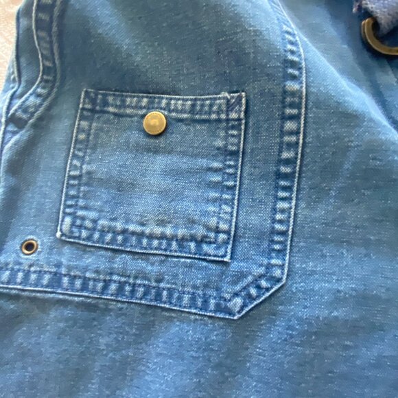 LAUREN Ralph Lauren Denim Shorts Women's Size 12P with Build-in Belt - Picture 5 of 5